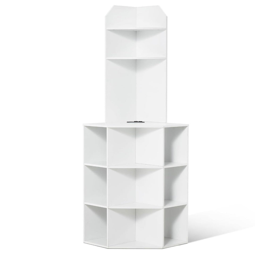 Colonne d'angle gris clair 64 cm, de belle finition