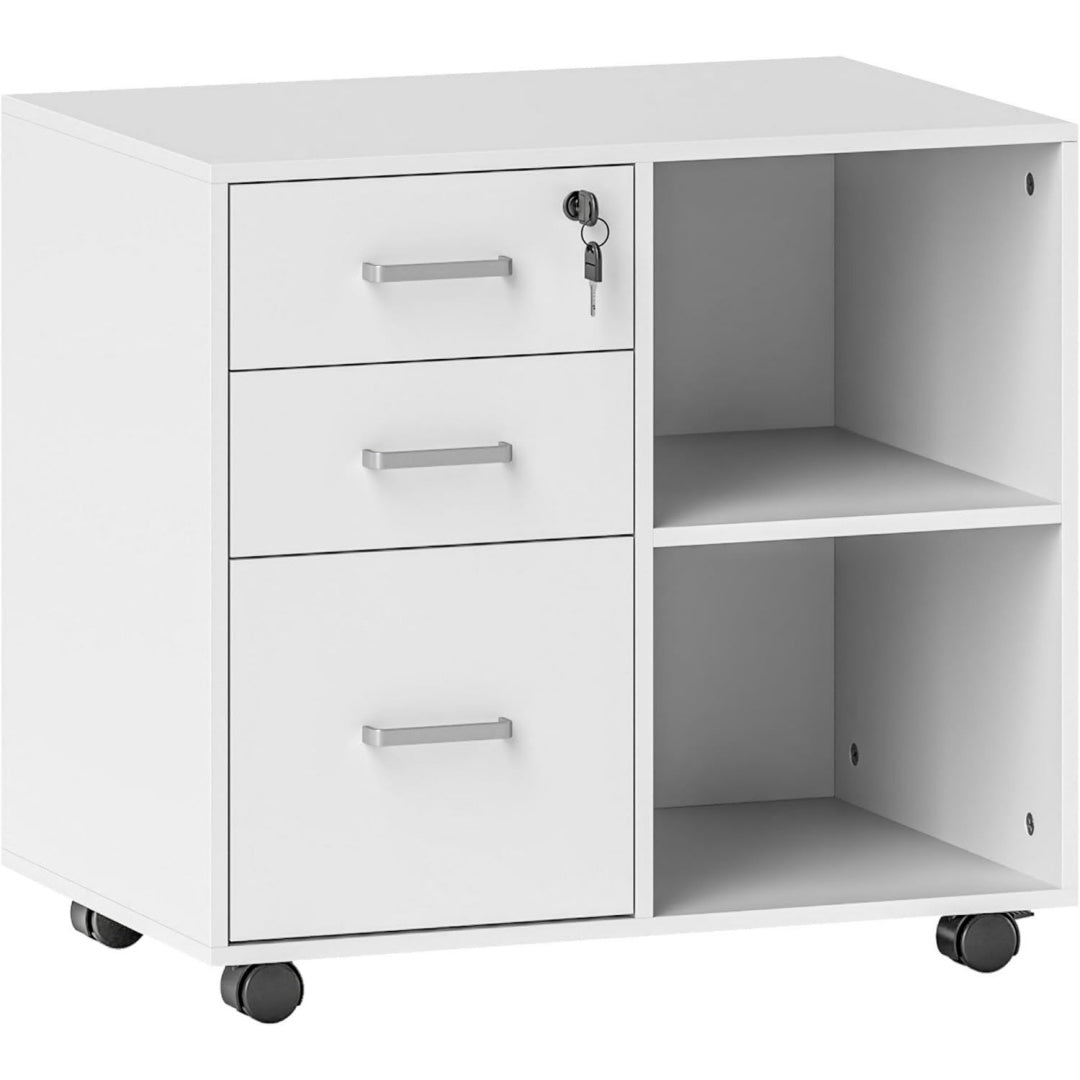 Meuble de style minimaliste gris clair 60 x 40 x 56 cm
