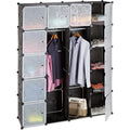 Grise armoire plastique 36.5 x 145 x 180 cm