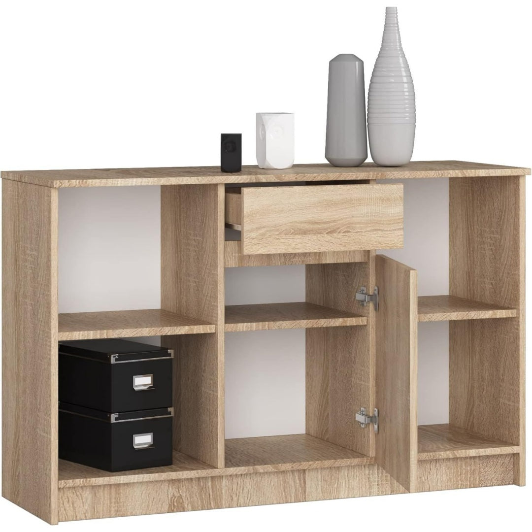 Armoire de rangement marron 1 tiroirs moderne