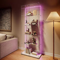 Vitrine marron, deux portes, assemblage facile