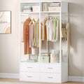 Placard gris clair avec 4 tiroirs pour un rangement optimal