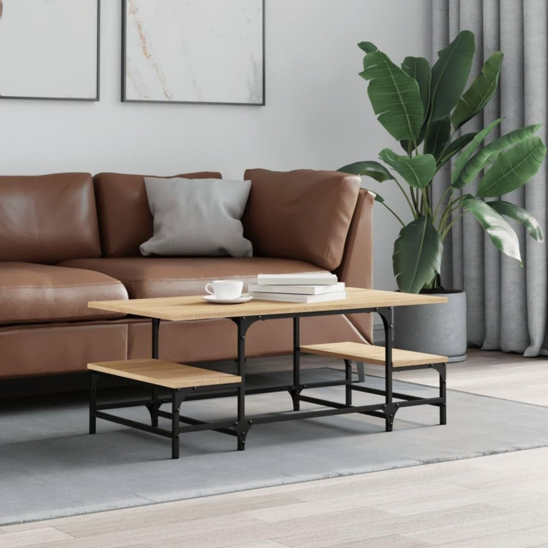 Table basse gris 100 x 50.5 x 40 cm