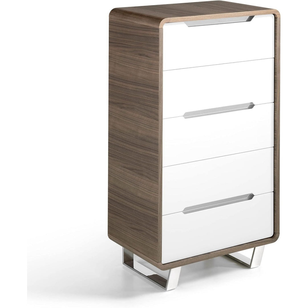 Commode Grise 5 tiroirs minimaliste
