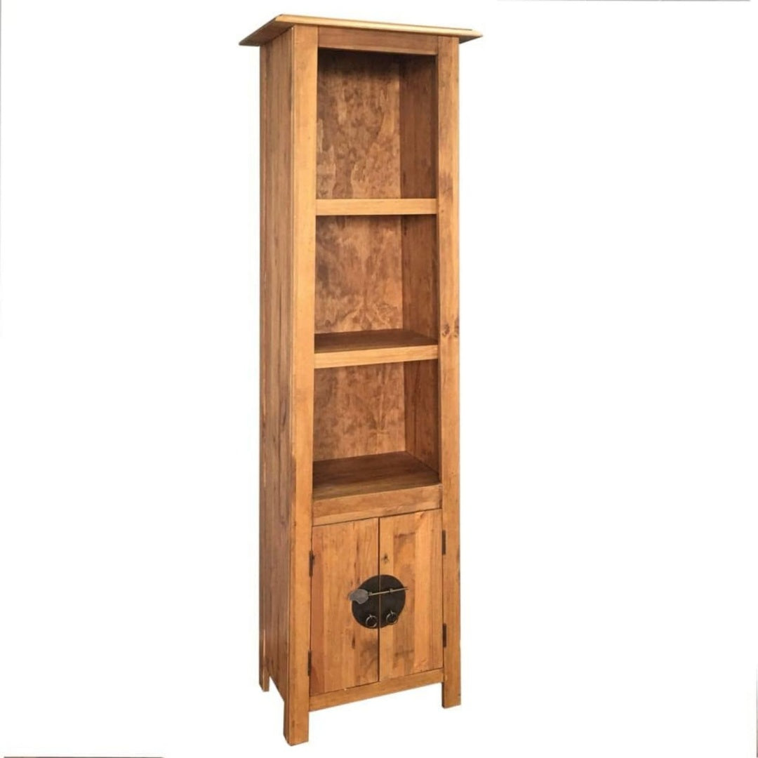 Moderne colonne de rangement marron 32 x 48 x 170 cm