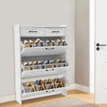 Armoire a chaussures gris clair, 80 x 24 x 120 cm, etageres reglables