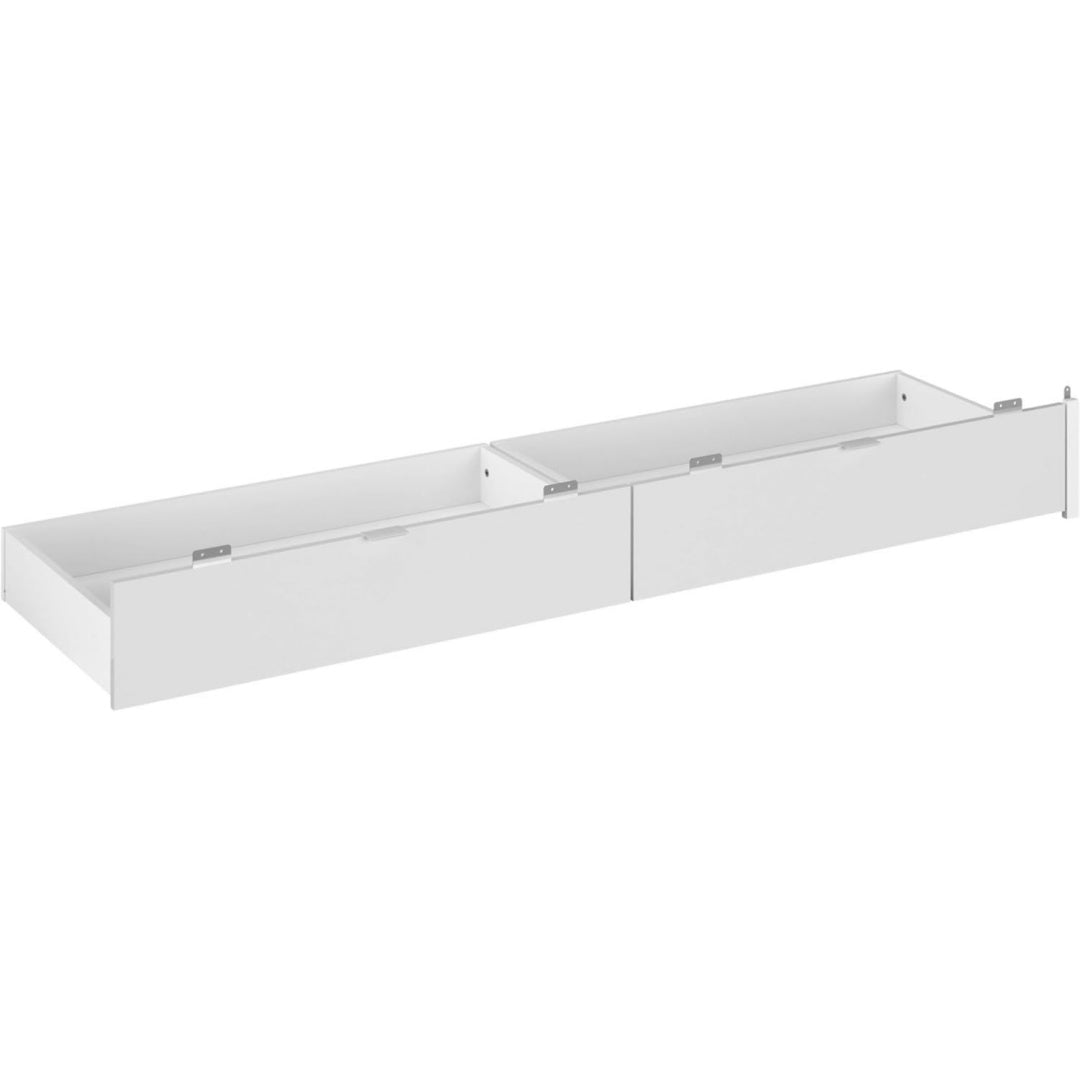Commode en tissu gris clair