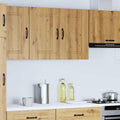 Armoire colonne gris clair, design contemporain, pour cuisine