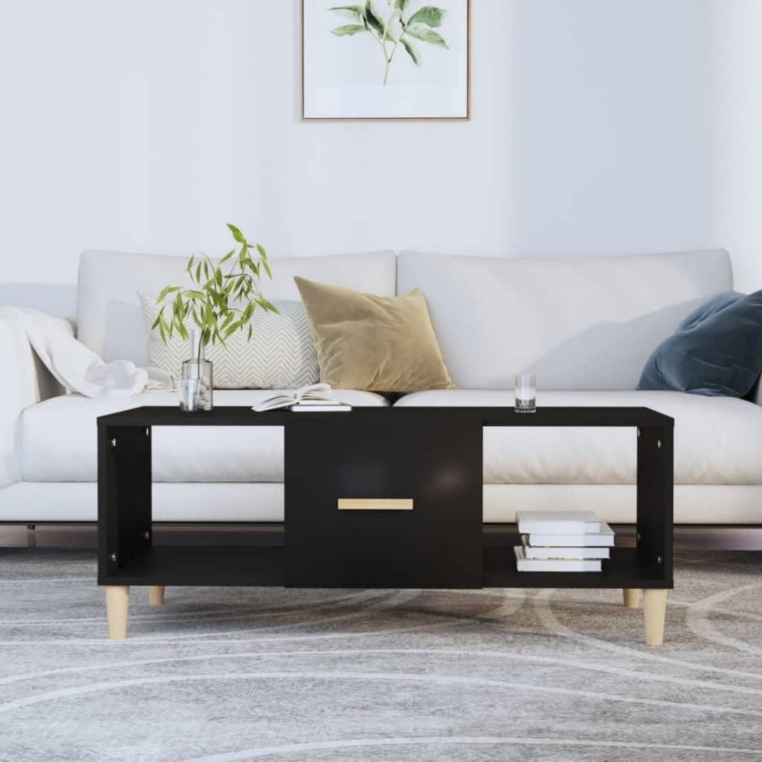 Table basse gris clair 102 x 50 x 40 cm