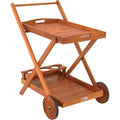 Allure Leger, table roulante marron en bois