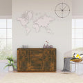 Enfilade gris clair 135 cm, de design epure
