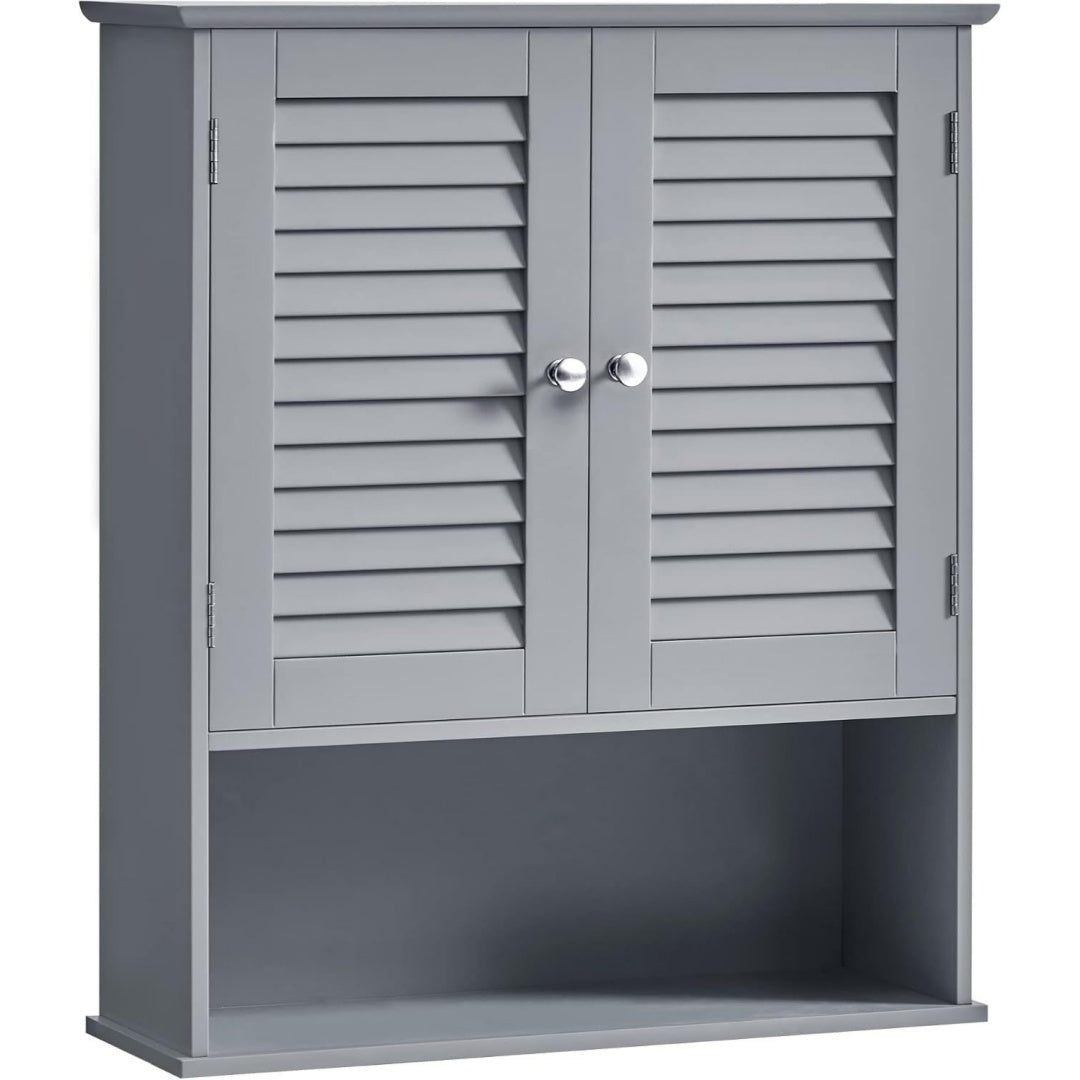 Meuble mural gris 60 cm, ideal pour petit espace