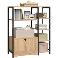 etagere bibliotheque marron avec 5 etageres
