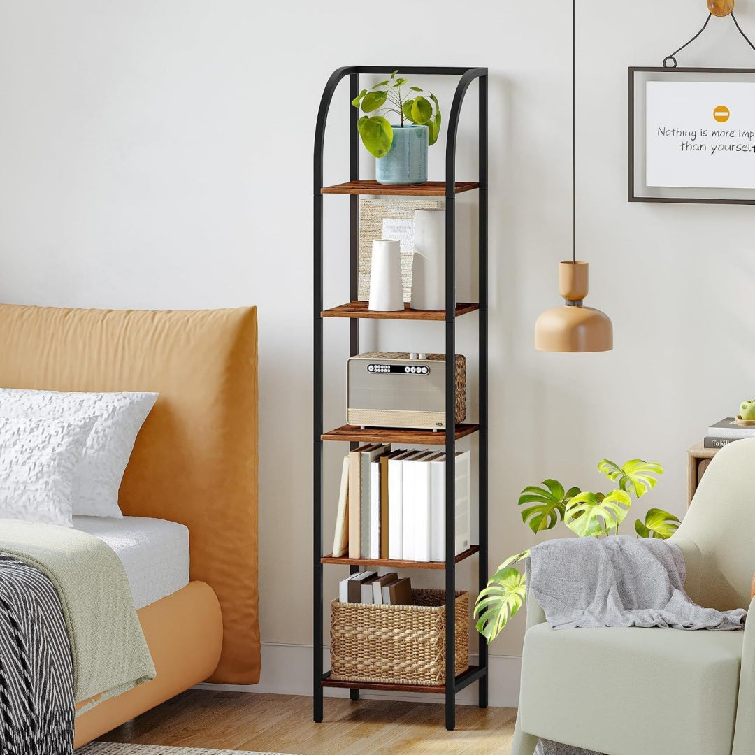 Gris clair bibliotheque en acier grand espace de rangement