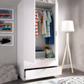 Design armoire en MDF et aluminium