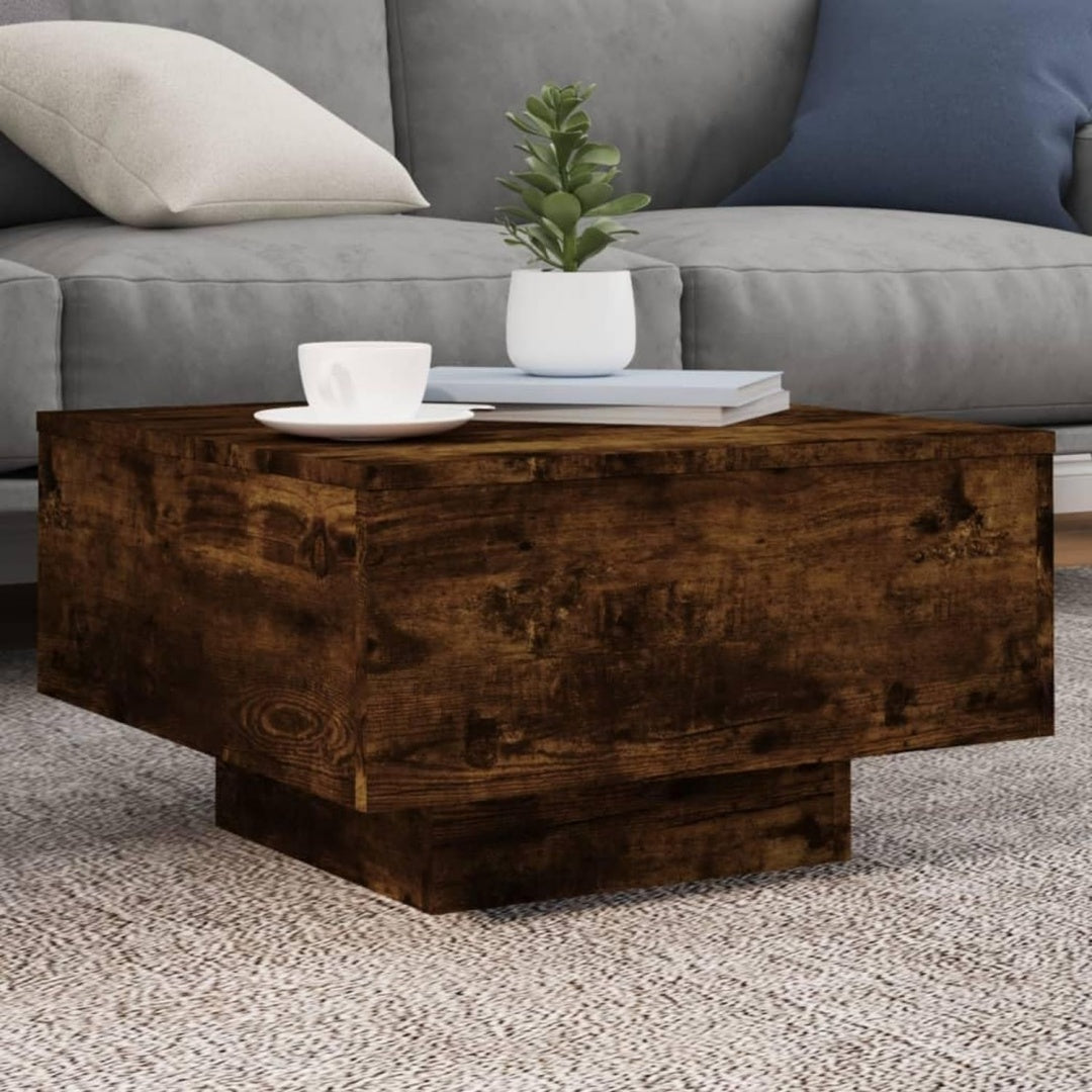 Table basse marron depouille 55 x 55 x 31 cm