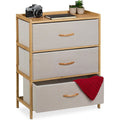 Armoire de rangement en tissu Grise