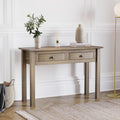 Console gris clair structure metallique, 15, 7 x 43, 3 x 28, 7 cm