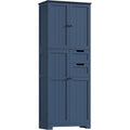 Colonne de rangement bleu fonce 164.5 x 60 x 30 cm