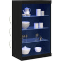 Buffet tendance contemporain bleu fonce